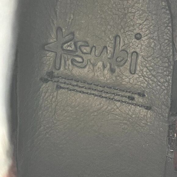 Ksubi Boots Womens Size 6 Heiffer 7 Stud Double Zip Up Brown Leather Western - Picture 13 of 14